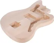 Chusui MZB-T DIY Electric Guitar Unfinished Body Guitar Barrel Blank Basswood Guitar Body