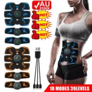 Upgraded EMS Abdominal Muscle Stimulator ABS Trainer Toner Belt Cruncher KC
