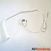 Bang & Olufsen BeoPlay 3.5mm Mini Jack USB-C AUX Audio Headphone White Cable