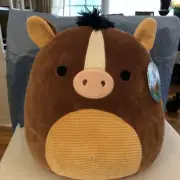 Squishmallows 16 inch Brisby Brown Horse Black Mane & Tail New With Tags