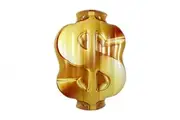 Airtime Luxe Inflatable Pool Float - Dollar Sign 157x108cm