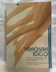 Venosan 1000 Nude Compression Leg Medical Stockings NIB Open Toe Large A-G Tan