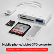 USB C to SD Card Reader Writer OTG Adapter Micro Memory Card Reader Card Reader