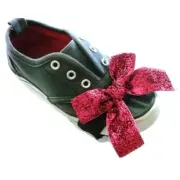 DANCING FEET Tap Shoes Attachments Elastic KIDS Toy PRETEND PLAY SPARKLING PINK