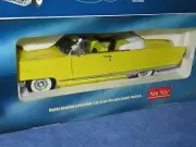 1956 LINCOLN PREMIERE CONVERTIBLE 1:18 PLATINUM SUNSTAR OPENING HOOD DOORS TRUNK