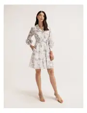 [REVIEW] Poetic Bloom Mini Dress in Ivory