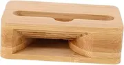CHICAMPERA Wooden Phone Stand and Sound Amplifier Portable Bracket for Mobile Phones Holder Compatibility for Enhanced Audio