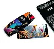ZOX **EXCELSIOR** Silver Strap med mys pack Wristband w/Card