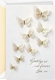 Hallmark Signature Sympathy Card (Butterflies)