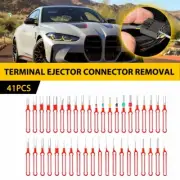 41X Pin Ejector Wire Kit Extractor Connector Puller Terminal Removal Tool Red