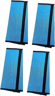 4Pcs Horse Fly Boots Horse Leg Wraps Horse Boots Breathable Mesh for Jumping Training, Blue