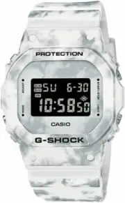 New Casio G-Shock Digital Wintery Camouflage Limited Edition Watch DW-5600GC-7