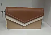 Michael Kors - Jet Set Large Double Flap Envelope Crossbody - Camel Multi