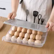 18 Grid Kitchen Egg Storage Eggs Holder Stackable Freezer Dust-proof And Portable Egg Storage Container