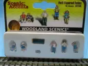 WOODLAND SCENICS N SCALE FIGURES - FULL FIGURED FOLKS