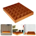 Wooden Grid Display Box Wooden Box Wooden Sorting Tray Display Holder Wood
