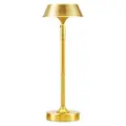 LED Wireless Gold Table Lamps Portable Desk Lamp Creative Night Light for Home H