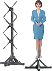 3D Hologram Fan Display – 3 x 50CM Vertical Rotating LED Projectors with 576 LEDs, 1x3 Video Wall, WiFi & APP Control, for Business Signs, Shop, Bar, Events