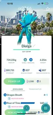 Shiny Dialga Origin Forme Los Angeles Background - Trade - Read Description