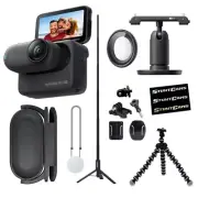 Insta360 4K GO 3S Black 128GB Camera WiFi Mini Waterproof Camera Selfie Stick