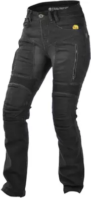 Trilobite Parado Black Ladies Motorcycle Jeans, Size 26 32 for Women