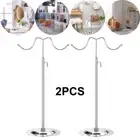 2 Pack Adjustable Handbag Bag Display Stand Hat Scarf Necklace Hanger 2 Hook New