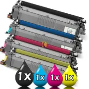 4 Pack Brother TN258XL Compatible Toner Cartridge Value Pack – Black, Cyan, Magenta, Yellow (1BK, 1C, 1M, 1Y) for High-Quality Printing