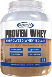 Gaspari Nutrition Proven Whey 100% Whey Isolate Protein 4LB Pick Flavor New