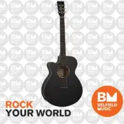 Tanglewood Blackbird Acoustic Guitar Superfolk Left Handed Smokestack Satin