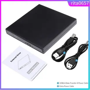 External DVD Drive, USB2.0 Portable CD/DVD+/-RW Drive/DVD Pl