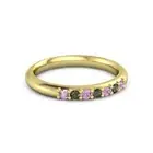 Pink Tourmaline Gemstone Eternity Ring Size 7 925 Sterling Silver For Women