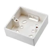 Surface Mount Wall Switch Socket Box Outlet Single Gang 86 Type White