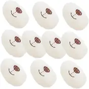 HOODANCOS DIY Plush Doll Making 10pcs Animal Plush Bear Nose Mouth Crochet Accessories Safe
