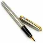 Excellent Parker Sonnet Rollerball Pen Steel Color Gold 0.5mm Black Ink Refill