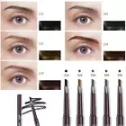 Beauty Waterproof Microblading Eye Brow Eyeliner Eyebrow Pen Pencil Brush Makeup