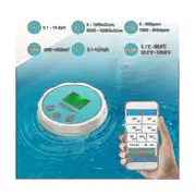 6 In 1 Water Quality Detector Ph Ec Tds Orp Temperature Chlorine App Display Swimming Pool Bluetoot -n3122 SZRH A-V