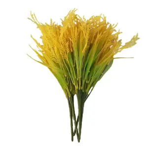 新款仿真麥穗稻穀水稻假花乾燥花塑膠花拍攝道具戶外客廳擺放花裝飾
