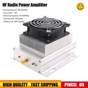 80W HF Radio Power Amplifier UHF 400-470MHZ Ham Interphone + Heatsink + Fan