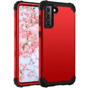 MCC Impact Samsung Galaxy S21+ Plus 5G Shockproof 3in1 Rugged Case Cover G996 [Red]