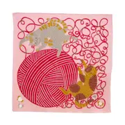 Musubi 50 Kata Kata Cats & Yarn Furoshiki Wrapping Cloth