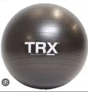 TRX Inflatable Stability Exercise Ball Black 55cm PVC Plastic EXSTBL