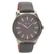 ARMANI EXCHANGE 男錶 手錶 43mm 灰色真皮皮帶 男錶 手錶 腕錶 AX2335 AX(現貨)