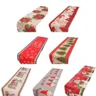 Christmas Table Runner Cute Printed Tablecloth Dining Table Restaurant Decoratio