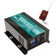 Power Inverter 600W Pure Sine Wave 12V DC to 230V 240V AC Remote Switch RV Car