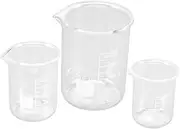 Veemoon Small Borosilicate Glass Beaker - 50ml Graduated Measuring Cup for Accurate Liquid Measurements - Ideal for Science Experiments and Kitchen Use