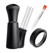 1Set WDT Tools Espresso Distribution Tool - Black Needles Stirrer4764