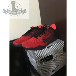 限時特惠 NIKE KOBE 11 XI Achilles Heel 紅黑 822675 670 初版 11代 正品