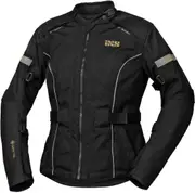 IXS Tour Classic Gore-Tex Ladies Motorcycle Textile Jacket, black, Size M for Women