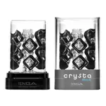 壞男情趣。日本TENGA《CRYSTA 懸浮水晶軟硬雙重刺激精品自慰套 (BLOCK 冰磚)》非貫通自慰套 可重複使用