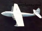 RC Model Airplane Plans Printed Hughes H-4 Hercules Spruce Goose 84" In WS